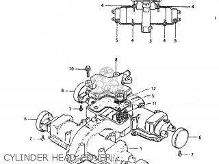 CYLINDER HEAD COVER - GS450E 1983 (D) USA (E03)