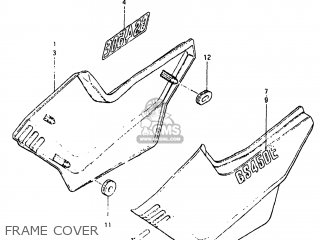 FRAME COVER - GS450E 1983 (D) USA (E03)