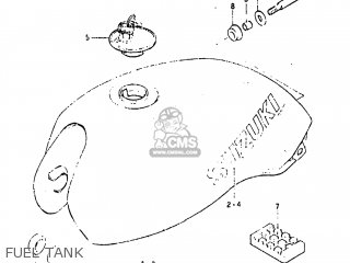 FUEL TANK - GS450E 1983 (D) USA (E03)
