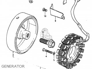 GENERATOR - GS450E 1983 (D) USA (E03)