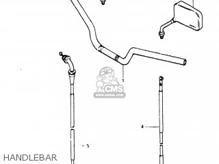 HANDLEBAR - GS450E 1983 (D) USA (E03)