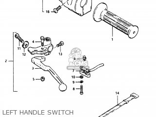 LEFT HANDLE SWITCH - GS450E 1983 (D) USA (E03)