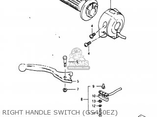 RIGHT HANDLE SWITCH (GS450EZ) - GS450E 1983 (D) USA (E03)