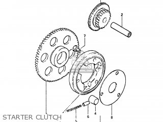 STARTER CLUTCH - GS450E 1983 (D) USA (E03)