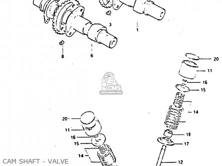 CAM SHAFT - VALVE - GS450E 1988 (J) (E04 E22 E34 E75 E77)