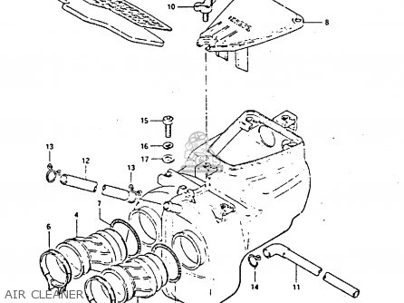AIR CLEANER - GS450E 1988 (J) (E04 E22 E34 E75 E77)