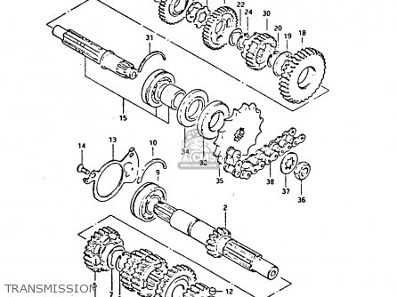 TRANSMISSION - GS450E 1988 (J) (E04 E22 E34 E75 E77)