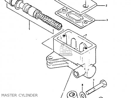MASTER CYLINDER - GS450E 1988 (J) (E04 E22 E34 E75 E77)