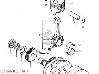 CRANKSHAFT - GS450ET 1980 (T) USA (E03)