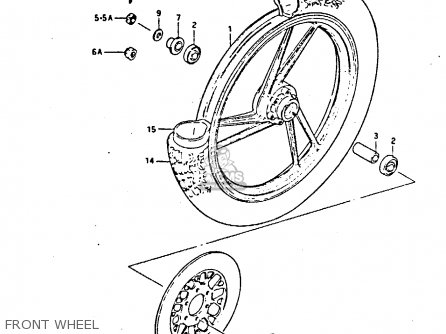 FRONT WHEEL - GS450EU 1988 (J) GERMANY (E22)