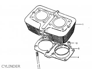 CYLINDER - GS450EX 1981 (X) USA (E03)