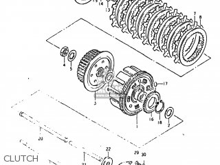 CLUTCH - GS450EX 1982 (Z) USA (E03)