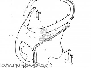 COWLING (GS450ST/SX) - GS450EZ 1980 (T) USA (E03)