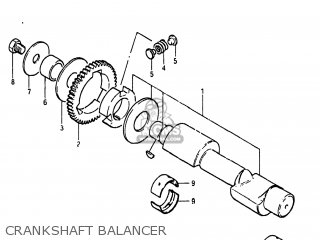 CRANKSHAFT BALANCER - GS450EZ 1982 (Z) USA (E03)