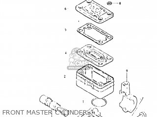 FRONT MASTER CYLINDER - GS450EZ 1982 (Z) USA (E03)