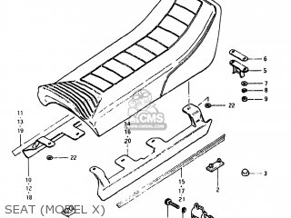 SEAT (MODEL X) - GS450EZ 1982 (Z) USA (E03)