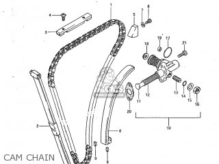 CAM CHAIN - GS450GA 1982 (Z) USA (E03)