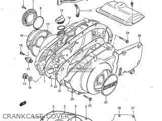 CRANKCASE COVER - GS450GA 1982 (Z) USA (E03)