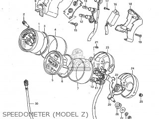 SPEEDOMETER (MODEL Z) - GS450GA 1982 (Z) USA (E03)