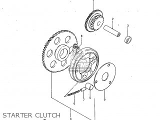 STARTER CLUTCH - GS450GA 1982 (Z) USA (E03)