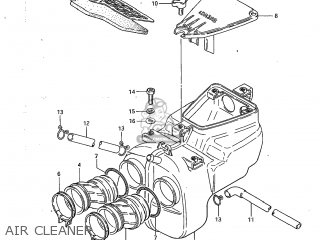 AIR CLEANER - GS450GA 1983 (D) USA (E03)