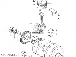 CRANKSHAFT - GS450GA 1983 (D) USA (E03)