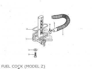 FUEL COCK (MODEL Z) - GS450GA 1983 (D) USA (E03)