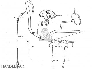 HANDLEBAR - GS450GA 1983 (D) USA (E03)