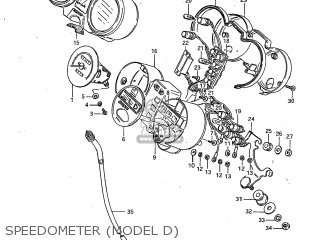 SPEEDOMETER (MODEL D) - GS450GA 1983 (D) USA (E03)