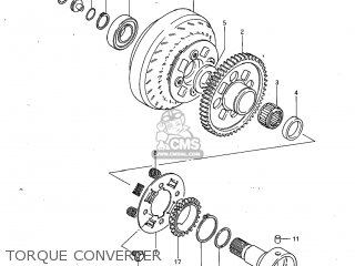 TORQUE CONVERTER - GS450GA 1983 (D) USA (E03)