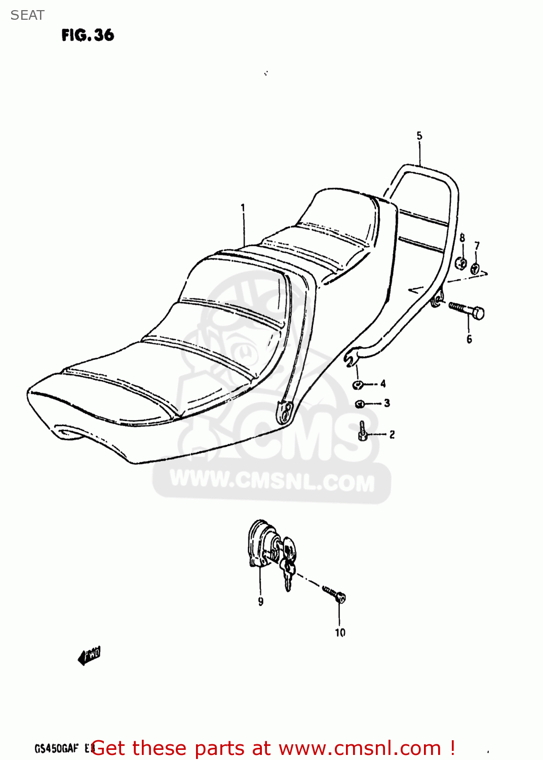 SEAT GS450GA 1985 (F) USA (E03)