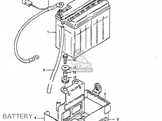 BATTERY - GS450GA 1985 (F) USA (E03)
