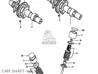 CAM SHAFT-VALVE - GS450GA 1985 (F) USA (E03)