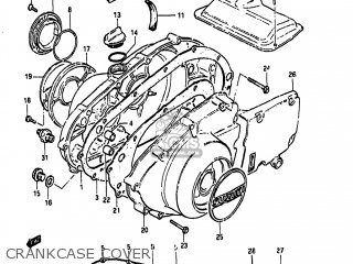 CRANKCASE COVER - GS450GA 1985 (F) USA (E03)
