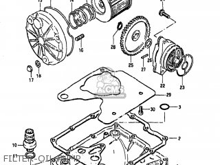FILTER-OIL PUMP - GS450GA 1985 (F) USA (E03)