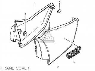 FRAME COVER - GS450GA 1985 (F) USA (E03)
