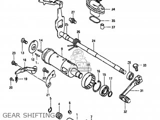 GEAR SHIFTING - GS450GA 1985 (F) USA (E03)