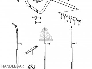 HANDLEBAR - GS450GA 1985 (F) USA (E03)