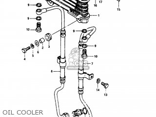 OIL COOLER - GS450GA 1985 (F) USA (E03)