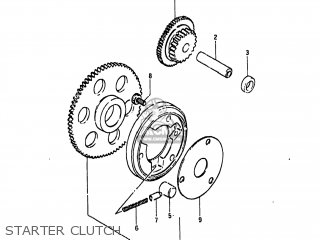 STARTER CLUTCH - GS450GA 1985 (F) USA (E03)