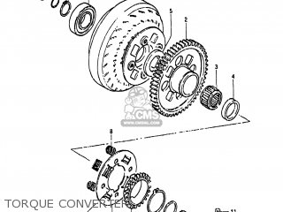TORQUE CONVERTER - GS450GA 1985 (F) USA (E03)