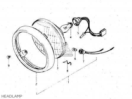 HEADLAMP - GS450L 1980 (T) (E02 E21 E22 E24 E25)