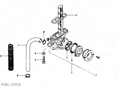 FUEL COCK - GS450L 1980 (T) (E02 E21 E22 E24 E25)