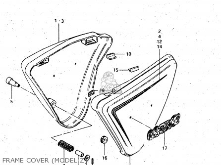 FRAME COVER (MODEL Z) - GS450L 1980 (T) (E02 E21 E22 E24 E25)