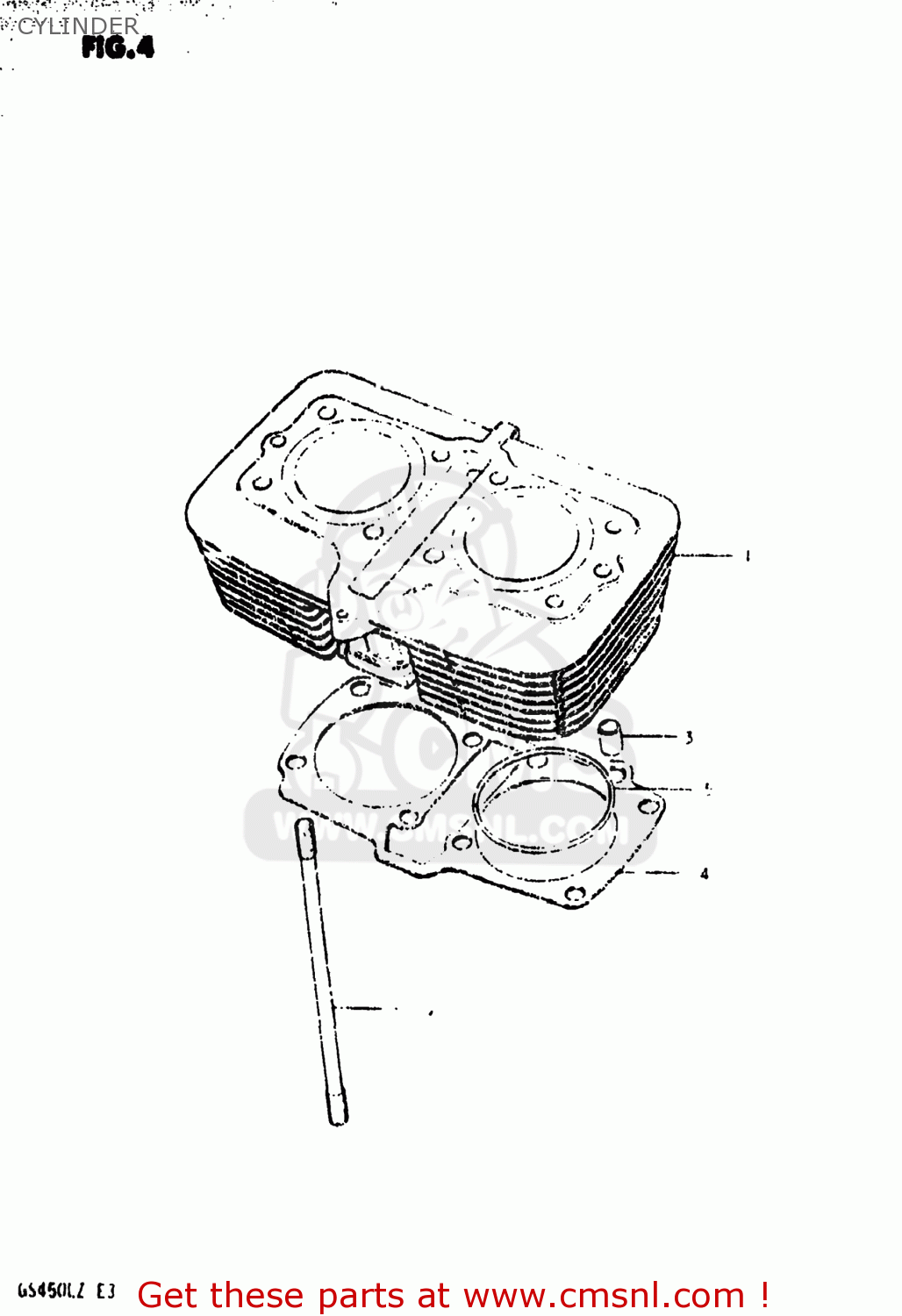 CYLINDER GS450L 1980 (T) USA (E03)
