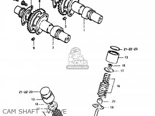 CAM SHAFT - VALVE - GS450L 1980 (T) USA (E03)