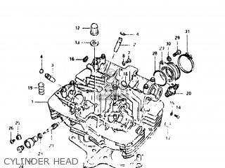 CYLINDER HEAD - GS450L 1980 (T) USA (E03)