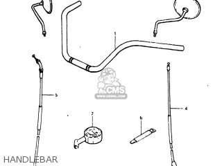 HANDLEBAR - GS450L 1980 (T) USA (E03)