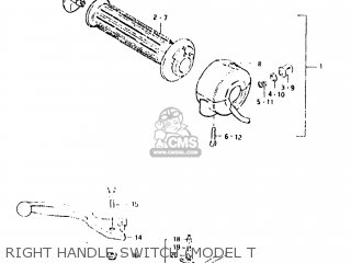 RIGHT HANDLE SWITCH (MODEL T - GS450L 1980 (T) USA (E03)