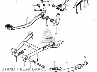 STAND - REAR BRAKE - GS450L 1980 (T) USA (E03)